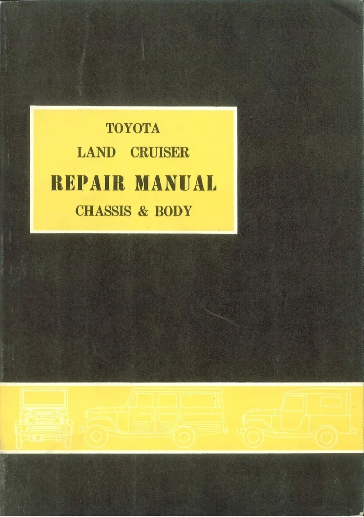 TOYOTA LANDCRUISER 1971 Chassis Repair Manual