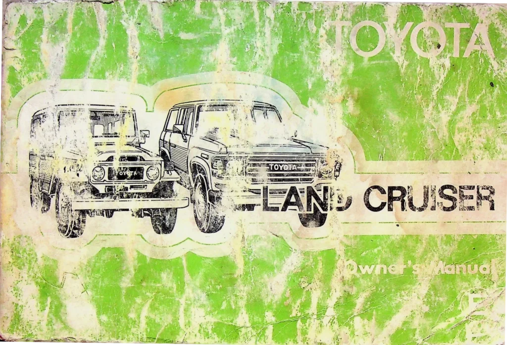 Early 1980s Australian Owner's Manual